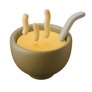 çorba yiyecekler 3d print model - Mito3D