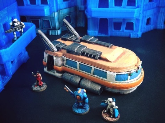 space bus 15mm scale 3d models download creality cloud 3d print model - Mito3D