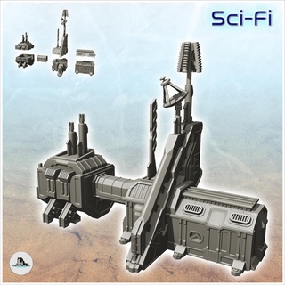 space coordination center - terrain scifi science fiction sf Others 3d print model - Mito3D
