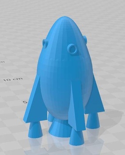 space rocket 3d models download creality cloud Others 3d print model - Mito3D