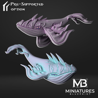 espaço baleias mamífero 3d print model - Mito3D
