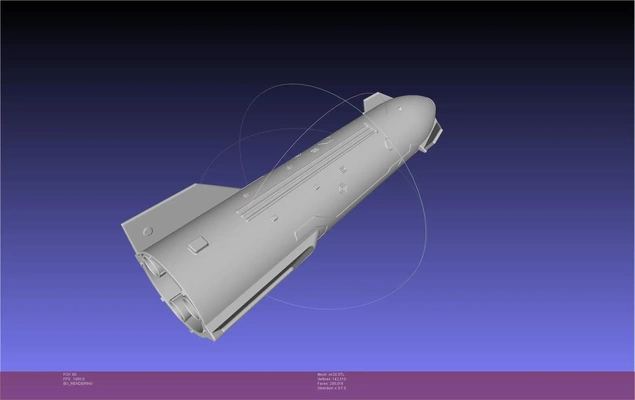 space x starship sn20 printable model 3d models download creality cloud spacecrafts 3d print model - Mito3D