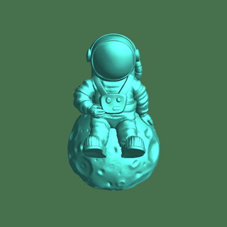 spaceman Home Decor 3d print model - Mito3D