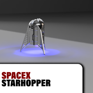spacex starhopper leds Vehicles 3d print model - Mito3D