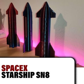 spacex starship sn8 Aircraft 3d print model - Mito3D