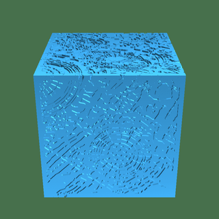 étincelles transformateur cube Accueil maison décor 3d print model - Mito3D