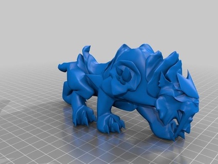 spectral tigre final Lee mythes 3d print model - Mito3D