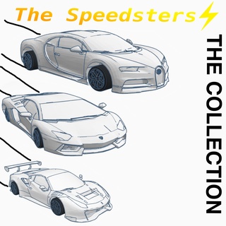speedsters working car pack Vehicles 3d print model - Mito3D