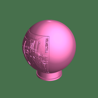 esfera 3d modelos baixar crialidade nuvem planeta luminária 3d print model - Mito3D