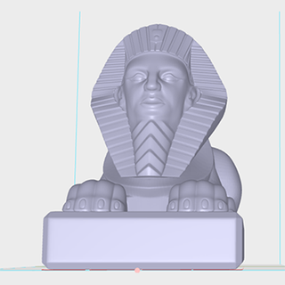 sphinx personnages 3d print model - Mito3D
