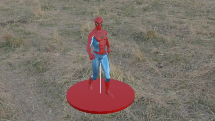 spider man estátua 3d modelos baixar crialidade nuvem 3d print model - Mito3D