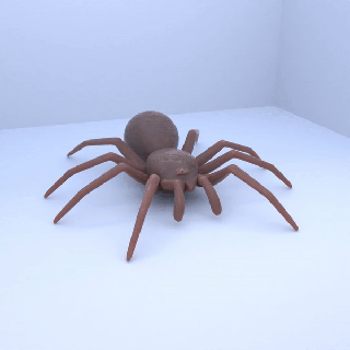 araignée 3d print model - Mito3D