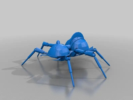 araña larva moscardón dnd construir 3d modelos descargar crealidad nube 3d print model - Mito3D