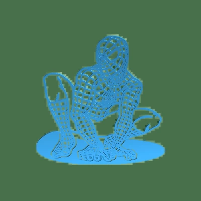 aranha homem 3d modelos baixar crialidade nuvem 3d print model - Mito3D