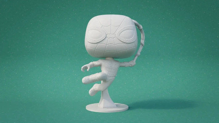 örümcek adam funko pop 3d modeller indir creality bulut 3d print model - Mito3D