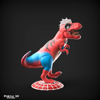 hombre araña t rex dinosaurio 3d print model - Mito3D