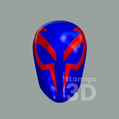 spiderman 2099 faceshell 3d files models download creality cloud 3d print model - Mito3D