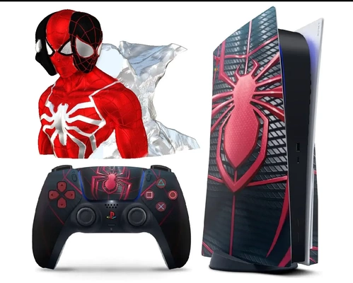 homem aranha ps4 controlador suporte 3d modelos baixar crialidade nuvem 3d print model - Mito3D