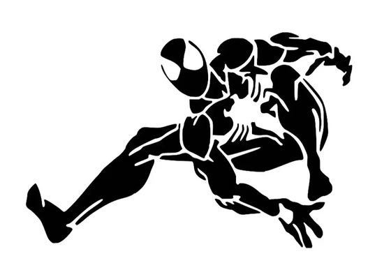 spiderman venom stencil 2 3d models download creality cloud 3d print model - Mito3D