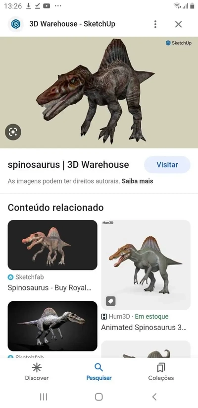 spinosaurus 3d modelli scarica creality nube 3d print model - Mito3D