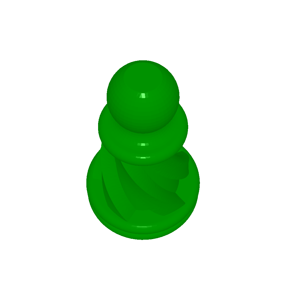 spiral chess Toys & Games 3D print model - Mito3D