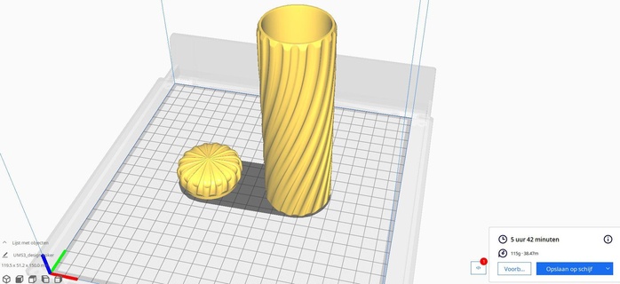 spiral tube Household 3d print model - Mito3D