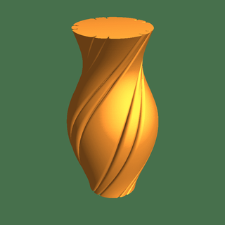 Spiral Vase 3d Modelle download Realität Wolke Tassen 3d print model - Mito3D