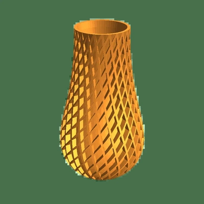 spirale vase 3d modèles télécharger créalité nuage 3d print model - Mito3D