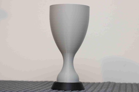 espiral vaso modo troféu 3d print model - Mito3D