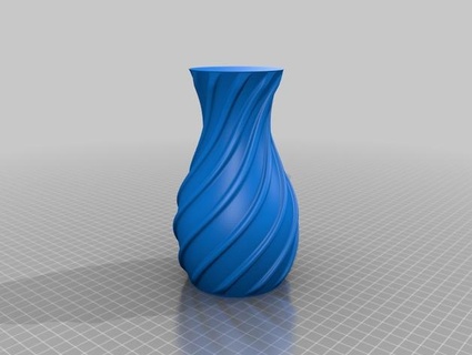 spirale vase tasses 3d print model - Mito3D