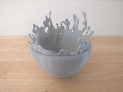 splash bowl Household 3d print model - Mito3D