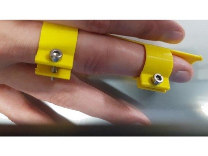 Schiene gebrochen Finger 3d Modelle download Realität Wolke Biologie medizinisch 3d print model - Mito3D