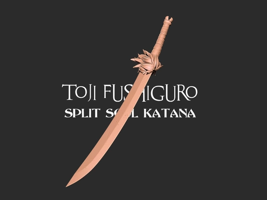split soul katana - toji fushiguro jujutsu kaisen 3d models download creality cloud 3d print model - Mito3D