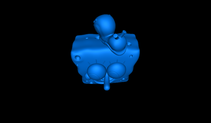 schwamm bob 3d modelle download realität wolke 3d print model - Mito3D