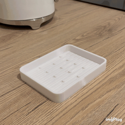 schwamm halter unterstützung zuhause haus bathroom basic design 3d modelle download realität wolke 3d print model - Mito3D