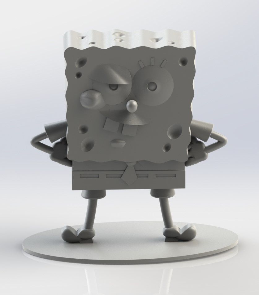 spongebob 3d models download creality cloud 3D print model - Mito3D