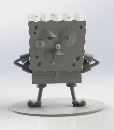 spongebob 3d models download creality cloud 3d print model - Mito3D