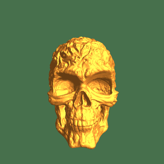 spook skull Body Parts 3d print model - Mito3D