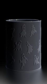 assustador vaso casa 3d print model - Mito3D