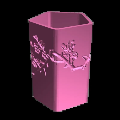 primavera flores 3d modelos baixar crialidade nuvem 3d print model - Mito3D