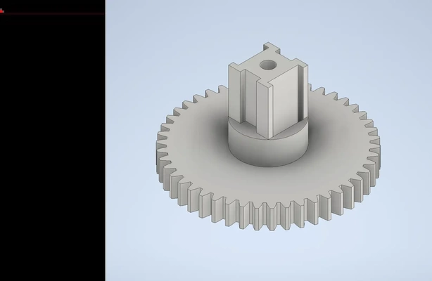 spur gear eufy brush 3d models download creality cloud 3d print model - Mito3D