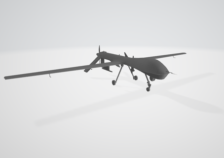 spy drone Aircraft 3d print model - Mito3D