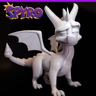 spyro dragon 3d models download creality cloud fictional characters 3d print model - Mito3D