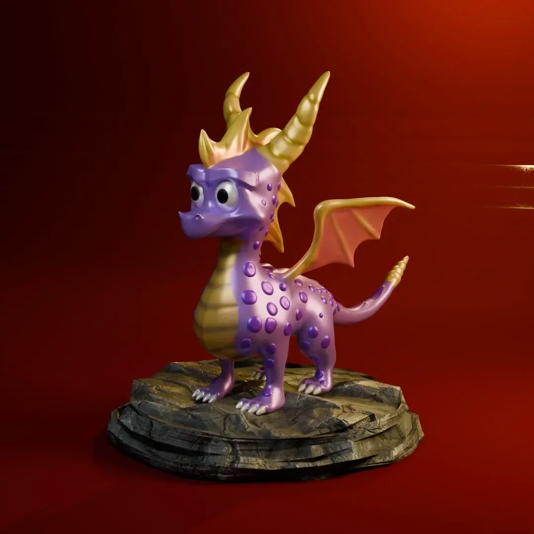 spyro drachen 3d modelle download realität wolke 3D print model - Mito3D