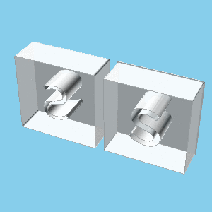cuadrado anidable caja v1 3d print model - Mito3D