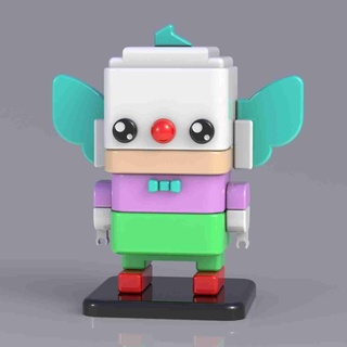 squared krusty clown Characters 3d print model - Mito3D