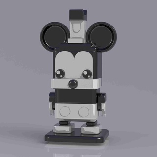 cuadrado Mickey ratón antiguo estilo caracteres 3d print model - Mito3D