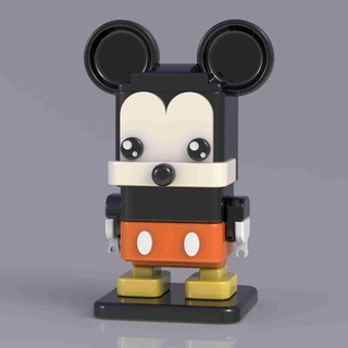 squared mickey mouse Characters 3d print model - Mito3D