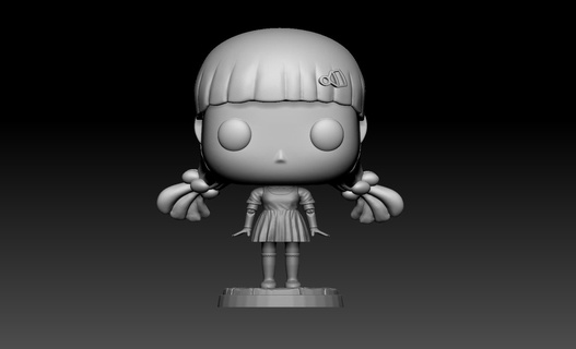 squid game doll - funko custom fan art Dolls & Accessories 3d print model - Mito3D