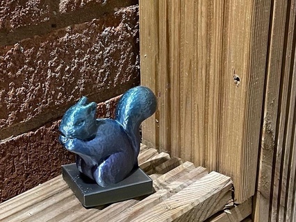 écureuil ornement animaux 3d print model - Mito3D